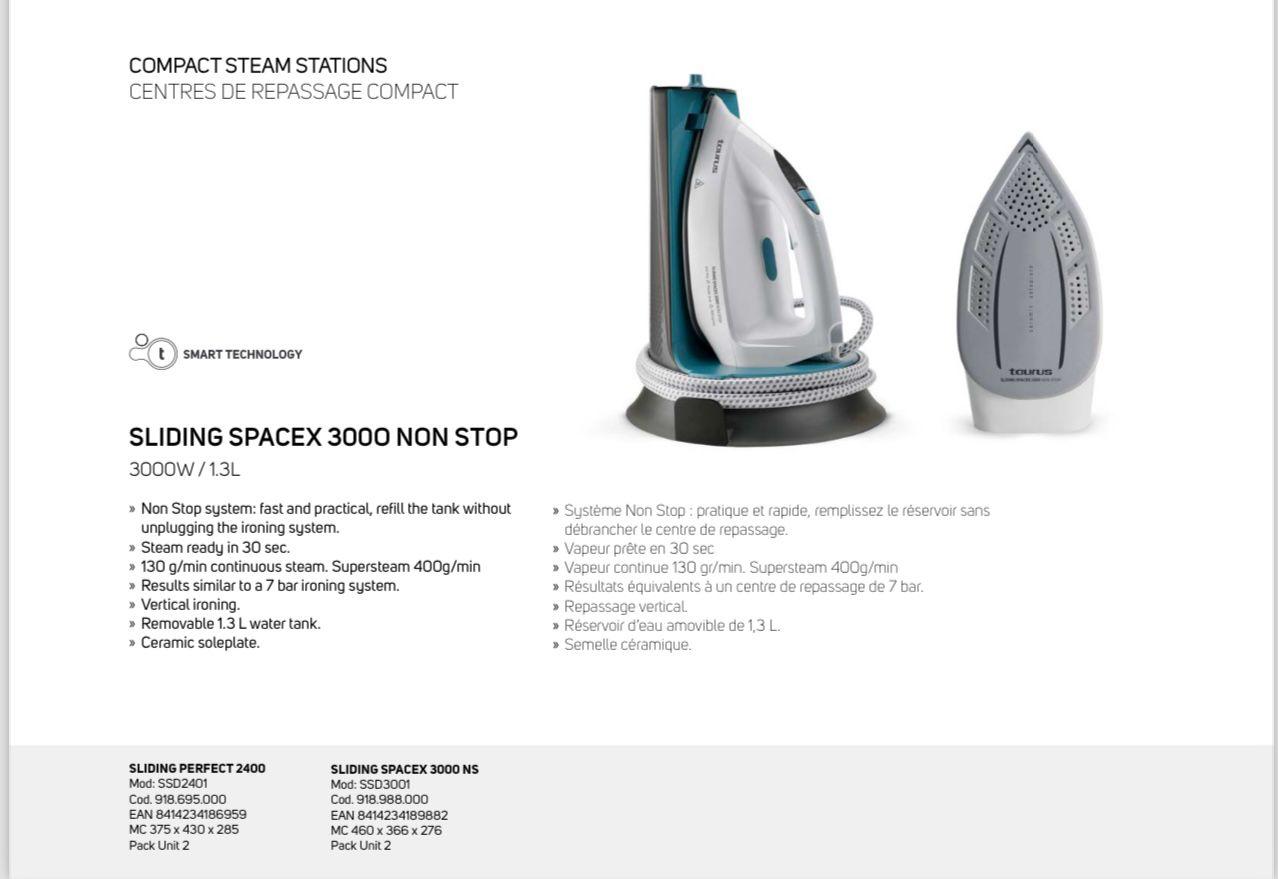 اتو بخار مخزن دار تایروس اسپانیا (taurus) با ضمانت 18 ماه - Image 3